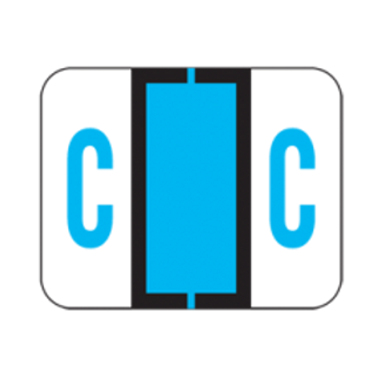 File Doctor Alphabetic Labels - FDAV Series (Rolls) C- Blue