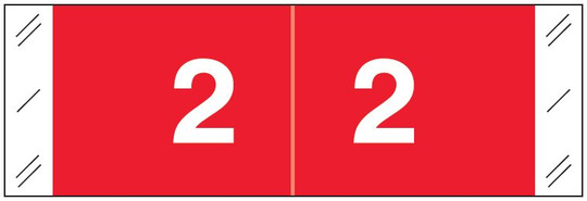 Tabbies #2 Numeric Label - 11850 Series - Roll of 500 - Only online at FilingSupplies.com