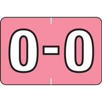 Barkley Systems Alphabetic Labels - FABKM MAP Packs (Sheets) O- Pink - 1" H x 1-1/2" W - 126 Labels Per Pack