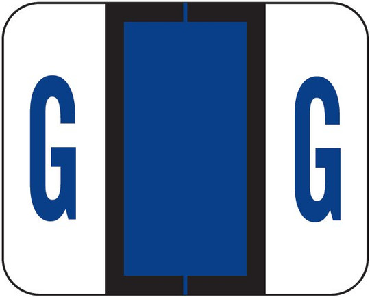 TAB Alphabetic Labels - 1283 Series (Rolls) G- Purple