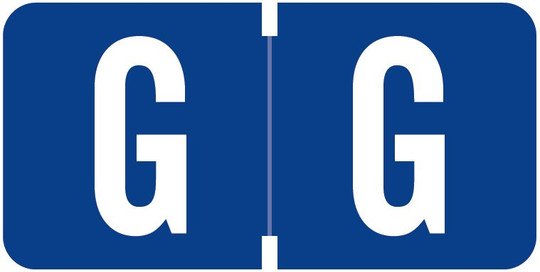 TAB Alphabetic Labels - 1278 Series (Rolls) G- Purple