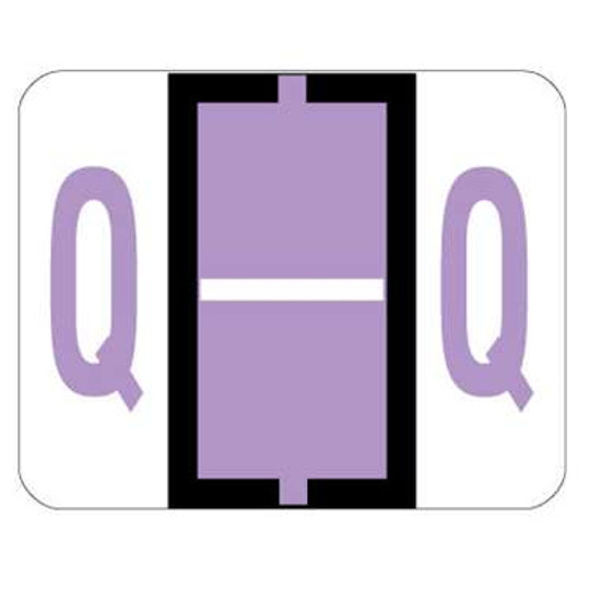 TAB Alphabetic Labels - 1286 Series (Sheet) Q- Lilac