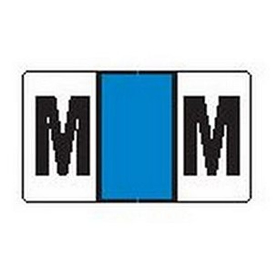 Jeter Series 7900 - Traco Match - Alphabetical Labels - M -1 5/8" W x 15/16" H - 240 Labels Per Pack - Labels come on Sheets to fit 3 Ring Binder