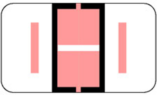 JETER Alphabetic Labels - 5100 Series (Sheets) - I - Pink
