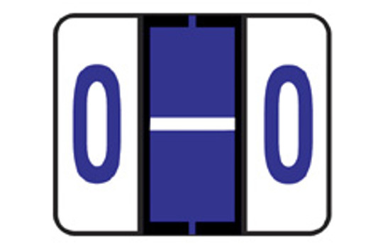 RL-PURPLE - Letter "O" - 500/Roll