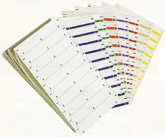 Amerifile (Jeter 1800 series Compatible) Name Labels - Green - 3 1/2"W x 5/8"H - Pack of 250