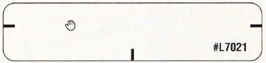 Jeter Mini Name Labels - Jeter 1821 - 2 1/2" W  x 5/8" H - 1000 Labels