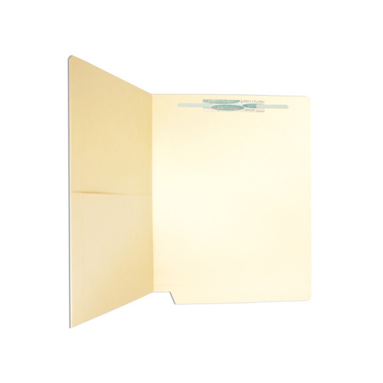 Medical Arts Press Match 11pt Manila End Tab Pocket Folders with 1 Permclip Fastener- Drop Front, Letter Size (50/Box)