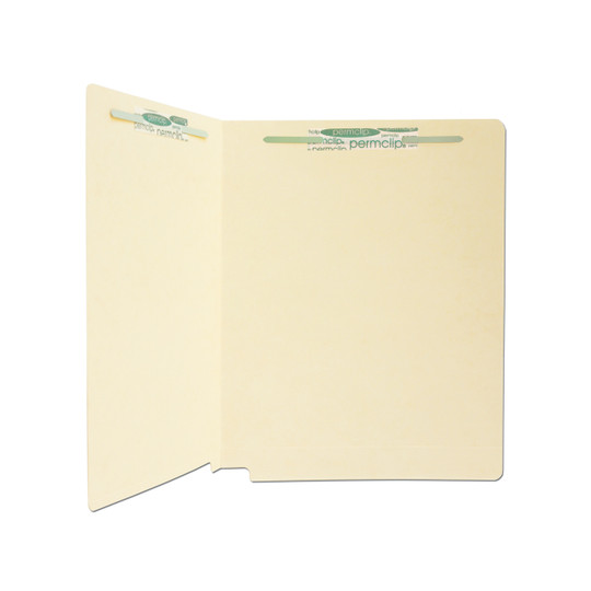 Medical Arts Press Match Full Cut End Tab File Folders with 2 Permclip Fasteners (50/Box)