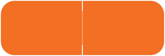 Barkley Systems Solid Color Label - FXBAM Match - BALM Series (Rolls of 500) - Orange