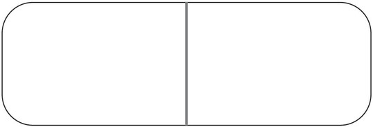 Barkley Systems Solid Color Label - FXBAM Match - BALM Series (Rolls of 500) - White