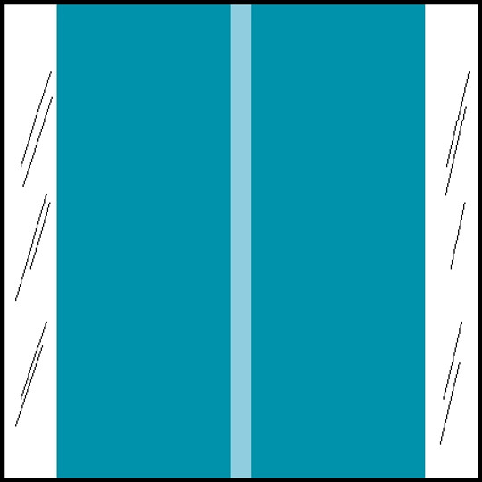 Tabbies 11601 - ORIGINAL Col'R'Tab SOLID COLOR DESIGNATOR 11600 SERIES, 1-1/2" SOLID DESIGNATOR TABS, LIGHT BLUE, 1-1/2"H x 1-1/2"W, 500/ROLL