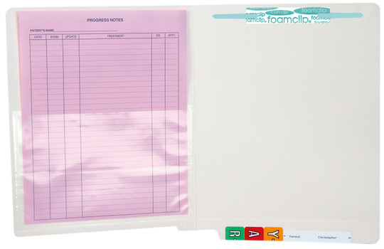 Tabbies 54498 - POLY POCKET, SELF-ADHESIVE, CLEAR, INSIDE DIM: 6-1/2"W x 4-1/4"H, OUTSIDE DIM: 7"W x 4-3/4"H, 100/BOX