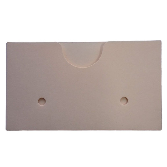 Self Adhesive Manila Pocket - 6"W x 4" H - 11 Pt. Manila Stock - Thumb Cut Center - 50/Box