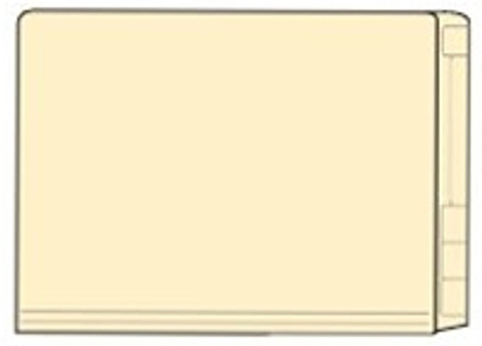 Jeter Mini End Tab File Folder With Printed Guidelines with Fastener position 8