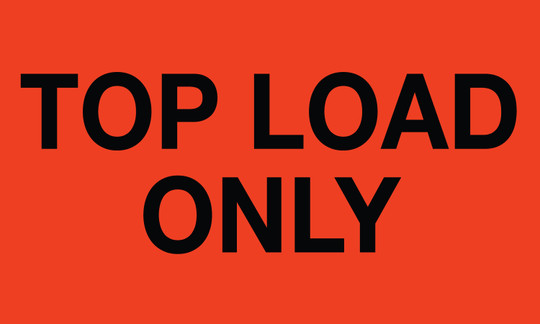 Tabbies 43581 - TOP LOAD ONLY - FL RED - 3" X 5" - 500/ROLL