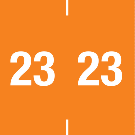 Tabbies 14923 - AMES MATCH, 1-7/8" YR CODE '23' ORG 500/RL