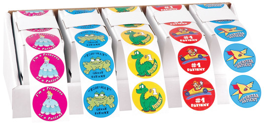 Children's Sticker Container ONLY 
(choose 5 rolls) - 1 Unit