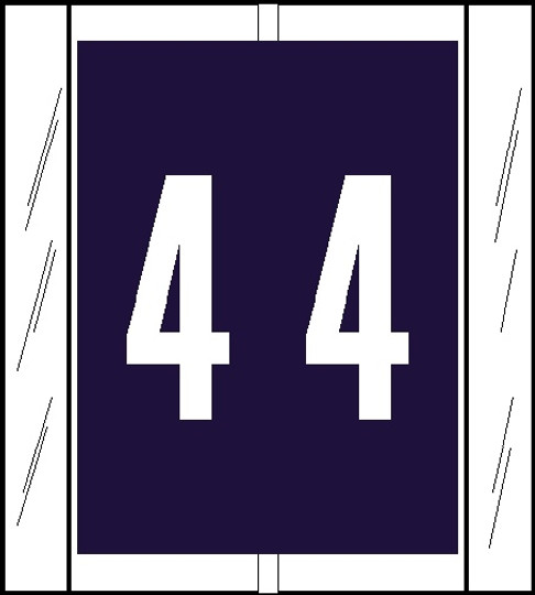 0-9 Labels Col'R'Tab '#4' PURPLE
1-2/3" (Acme Visible Compatible) - 500/Roll