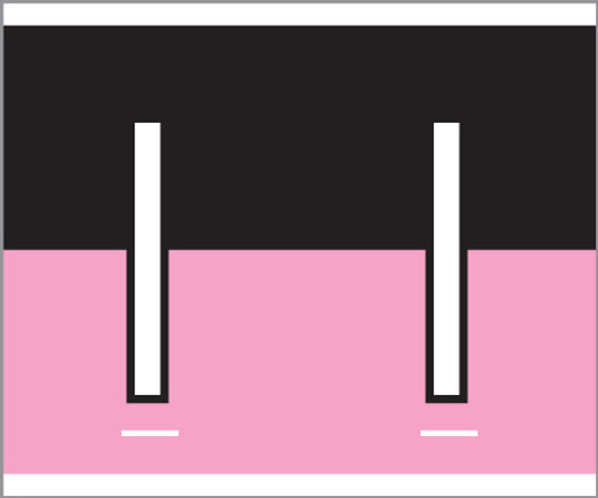 A-Z Labels Kardex PSF 139 Compatible 1-1/4" 'I' BLACK/PINK - 210/Pkg