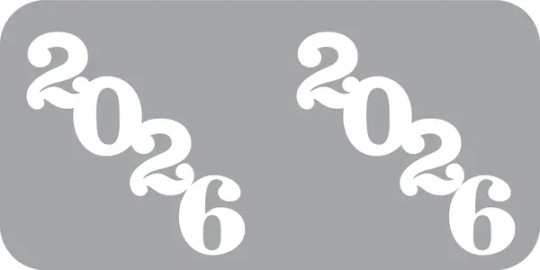 Yearcode Labels Jeter Compatible 3/4" '26' GRAY - 500/Roll