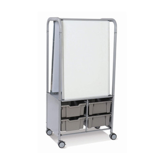 STEM Equipment Cart with Storage and Whiteboard