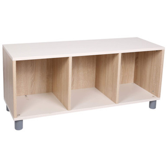 Toddler Storage Shelf with 3 Compartments for Classroom Organization