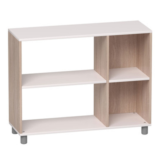 Two Layer Classroom Shelf with Dual Access for Storage and Organization