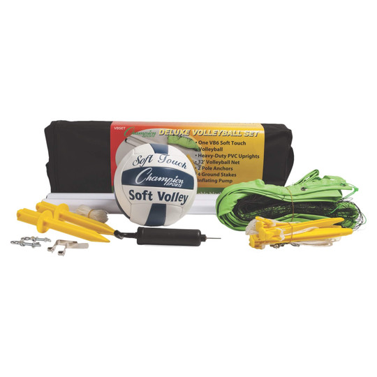 Champion Deluxe Volleyball Set