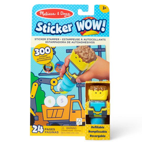Sticker WOW! Activity Pad & Sticker Stamper - Bulldozer