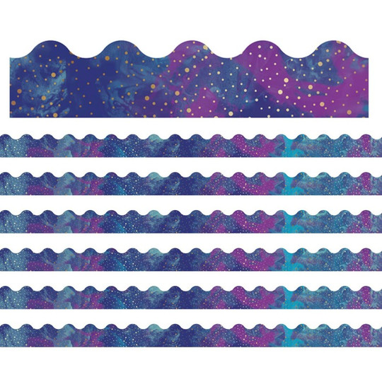 Galaxy Scalloped Border, 39 Feet Per Pack, 6 Packs