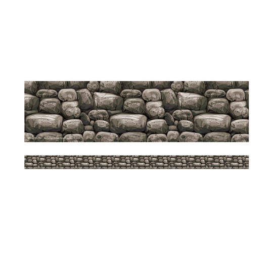 Curiosity Garden Stone Wall Deco Trim, 37 Feet