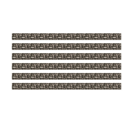 Curiosity Garden Stone Wall Deco Trim, 37 Feet Per Pack, 6 Packs