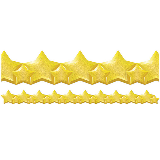 Stars Extra Wide Deco Trim, 37 Feet
