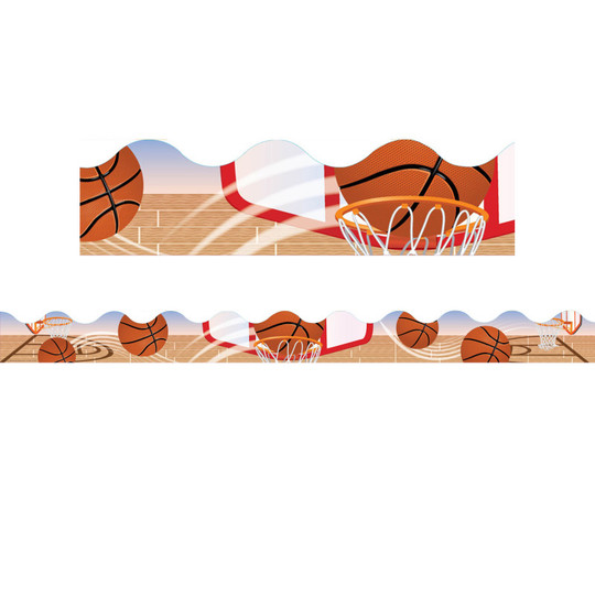 Basketball Deco Trim, 37 Feet