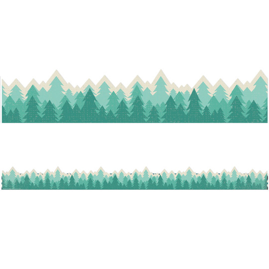 Adventurer Trees Extra Wide Deco Trim, 37 Feet