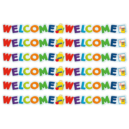 Welcome Extra Wide Deco Trim, 37 Feet Per Pack, 6 Packs