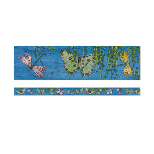 Curiosity Garden Butterfly Deco Trim, 37 Feet