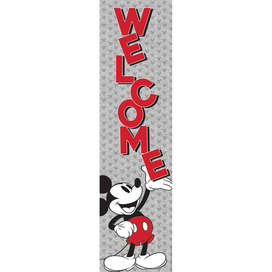 Mickey Mouse Throwback Welcome Vertical Banner, 12'' x 45''