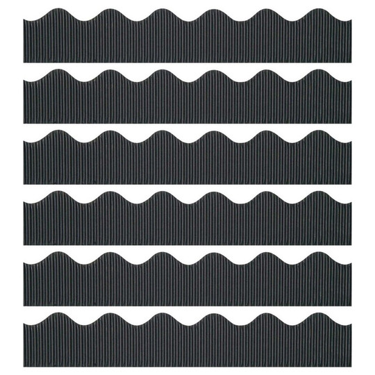 Decorative Border, Black, 2-1/4'' x 50', 6 Rolls