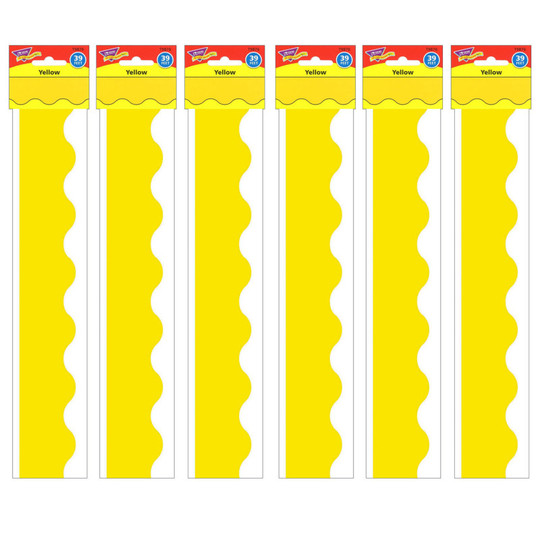 Yellow Terrific Trimmers, 39 Feet Per Pack, 6 Packs