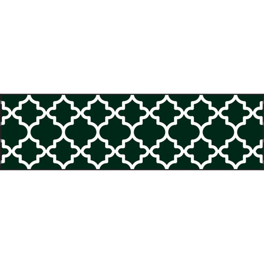 Moroccan Black Bolder Borders, 3. 75'