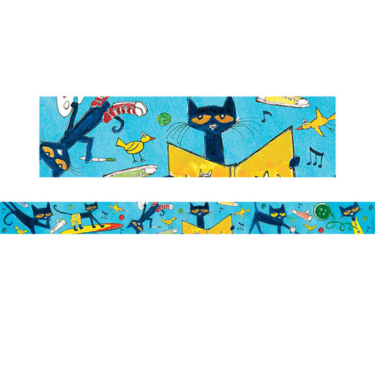 Pete the Cat Straight Border Trim, 35 Feet