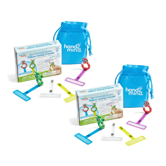 FingerFocus Highlighter Follow-Along Friends, 2 Sets