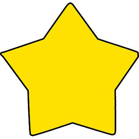 Mini Notepad, Star, 3'' x 3'', 35 Sheets, Pack of 12