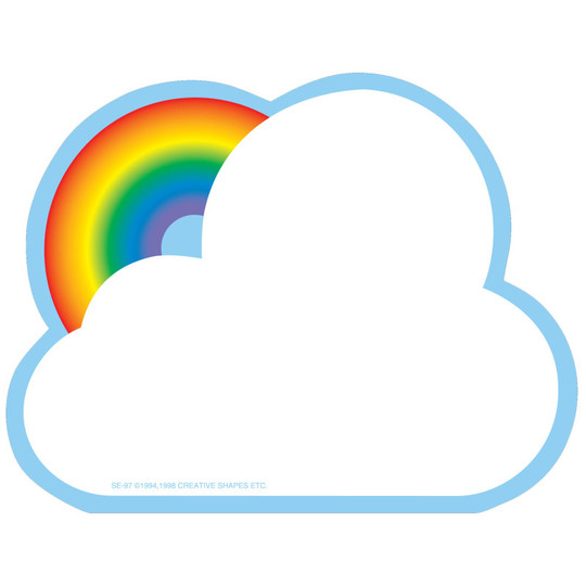 Notepad, Rainbow, Large, 5'' x 7'', 50 Sheets