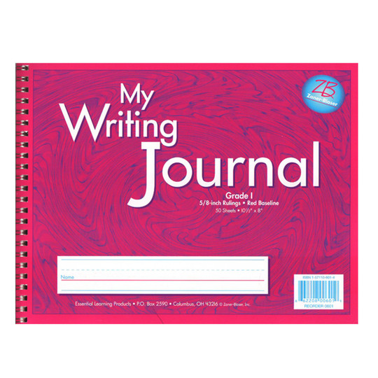 My Writing Journal, 5/8'' Ruling, Grade 1, 50 Sheets