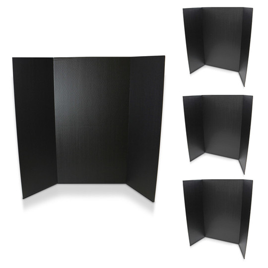 1-Ply Project Board, 36'' x 48'', Black, Pack of 4