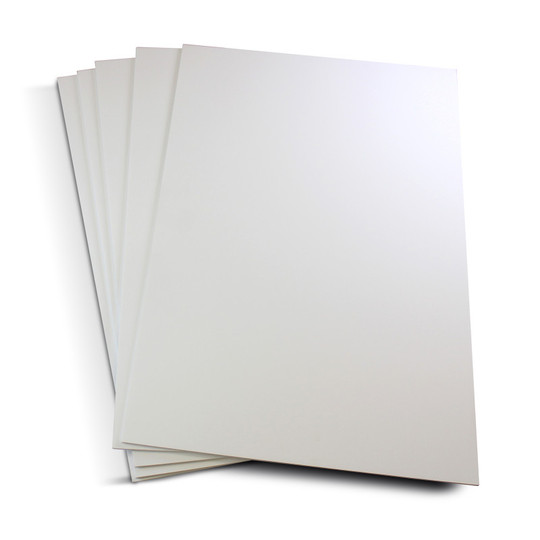 Foam Board, 18'' x 24'', White, Pack of 5