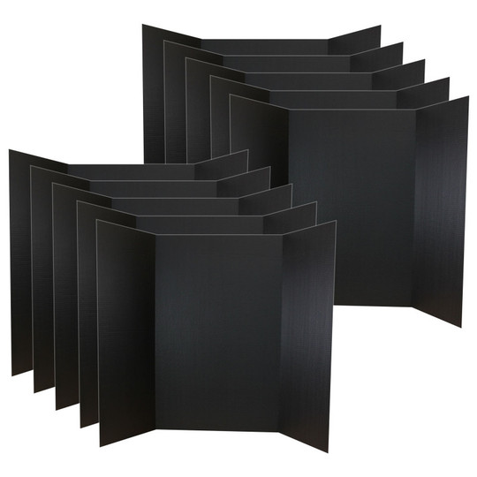 1 Ply Project Board, Black, 36'' x 48'', Bulk Pack of 10